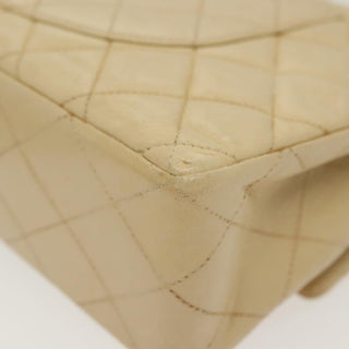 Chanel Vintage Square Classic Double Flap Bag Quilted Leather