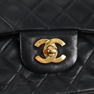 Chanel Vintage Classic Double Flap Bag Quilted Lambskin