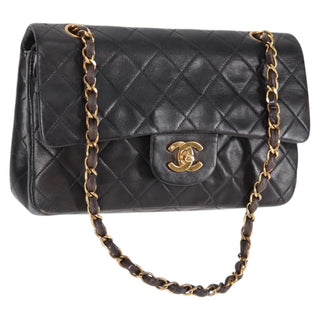 Chanel Vintage Classic Double Flap Bag Quilted Lambskin