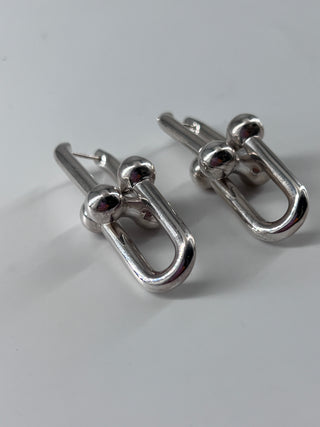 Tiffany & Co. Hardwear Link Earrings Sterling Silver
