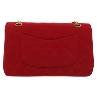 Chanel Vintage Classic Double Flap Bag Quilted Wool