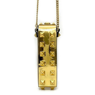 Valentino Garavani Rockstud lipstick holder Gold mini