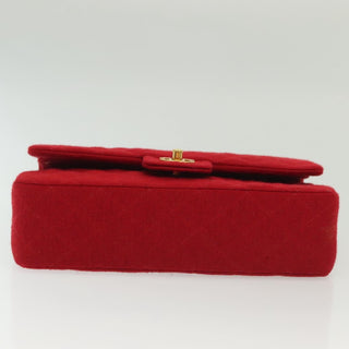 Chanel Vintage Classic Double Flap Bag Quilted Wool