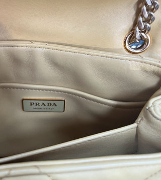 Prada Puffy Yellow Shoulder Bag