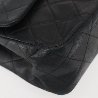 Chanel Vintage Square Classic Double Flap Bag Quilted Leather