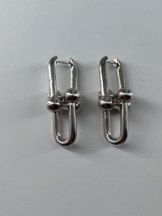 Tiffany & Co. Hardwear Link Earrings Sterling Silver