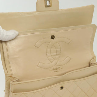 Chanel Vintage Square Classic Double Flap Bag Quilted Leather