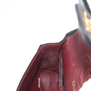 Chanel Vintage Square Classic Double Flap Bag Quilted Leather