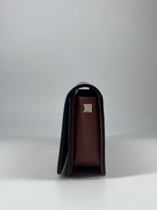 Valentino Garavani Rockstud Flip Lock Flap Bag Leather