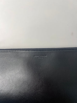 Saint Laurent Zip Pouch Leather