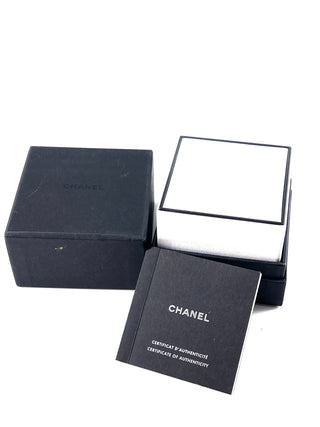 Chanel CC Baroque Ring Metal with Enamel