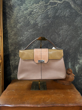 Cartier Marcello de Cartier Handbag w Beige Leather and Python Skin 7.15.26