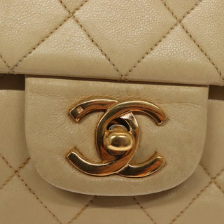 Chanel Vintage Square Classic Double Flap Bag Quilted Leather