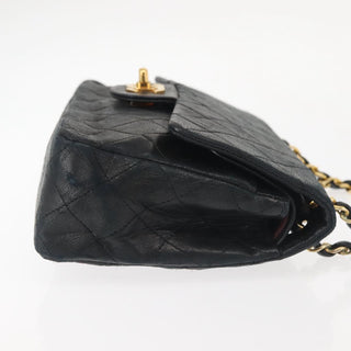 Chanel Vintage Square Classic Double Flap Bag Quilted Leather