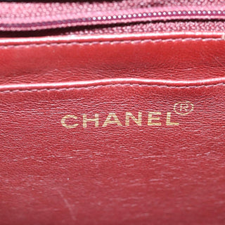 Chanel Vintage Classic Double Flap Bag Quilted Suede