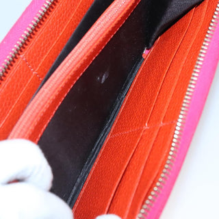 Gucci Bamboo Tassel Zip Wallet Leather