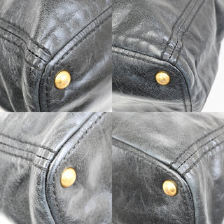 Prada Front Pocket Convertible Tote Vitello Shine