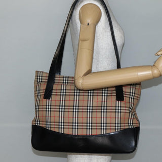 Burberry Nova Check Tote canvas check pattern