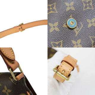 Louis Vuitton Musette Tango Handbag Monogram Canvas