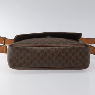 Celine Vintage Macadam Shoulder Bag Canvas