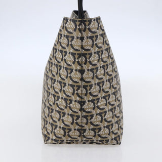 Salvatore Ferragamo Gancini Travel Tote Gancini Jacquard