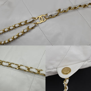 Chanel 22 Chain Backpack Quilted Calfskin