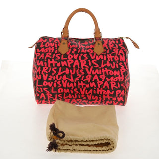 Louis Vuitton Speedy Handbag Limited Edition Monogram Graffiti