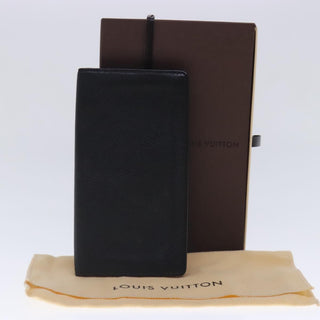 Louis Vuitton Porte Cartes Wallet Taiga Leather