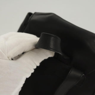 Salvatore Ferragamo Gancini Flap Drawstring Backpack Leather