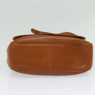 Celine Vintage Circle Logo Crossbody Bag Leather