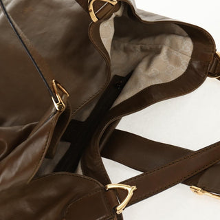 Gucci Soft Stirrup Tote Leather