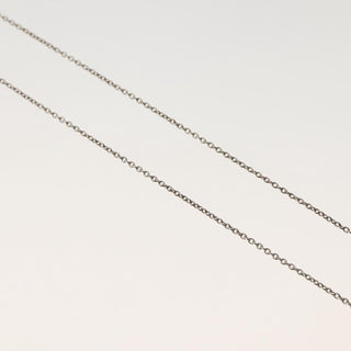 Tiffany & Co. Elsa Peretti Bean Pendant Necklace Sterling Silver