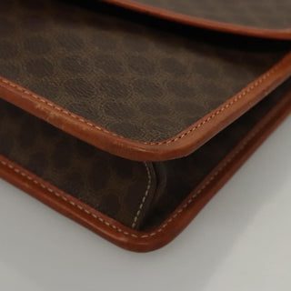 Celine Vintage Macadam Shoulder Bag Canvas