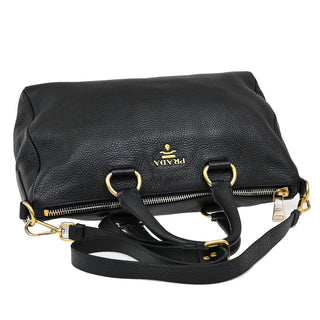 Prada Shoulder Strap Printed Saffiano Leather