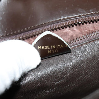 Celine Vintage Circle Logo Crossbody Bag Leather