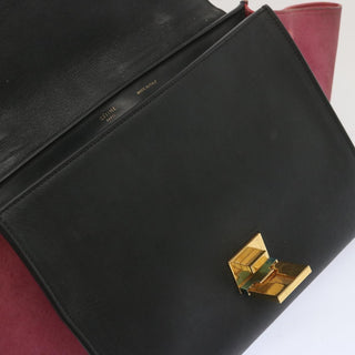 Celine Trapeze Bag Leather with Suede