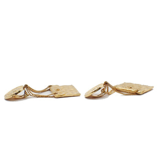 Chanel 31 Rue Cambon Flap Bag Clip-On Earrings Metal