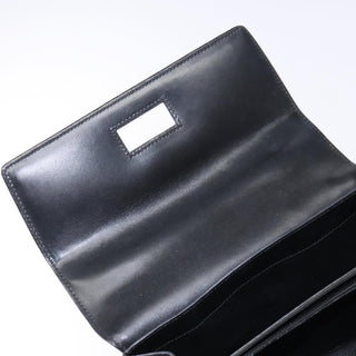 Celine Vintage Convertible Top Handle Bag Macadam Coated Canvas