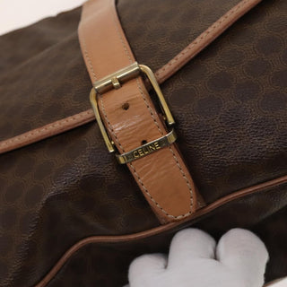 Celine Vintage Macadam Shoulder Bag Canvas