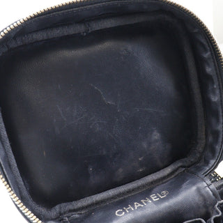 Chanel Vintage Timeless Cosmetic Case Caviar
