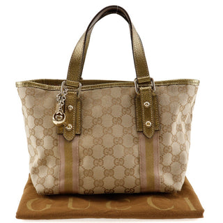 Gucci Belted Tote GG Coated Canvas