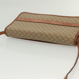 Celine Vintage Macadam Shoulder Bag Canvas and Leather