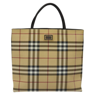 Burberry Nova Check Tote canvas check pattern