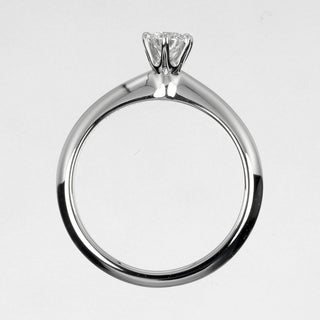 Tiffany & Co. Tiffany Setting Solitaire Ring Platinum with RBC Diamond F/VS1