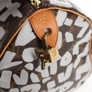 Louis Vuitton Speedy Handbag Limited Edition Monogram Graffiti