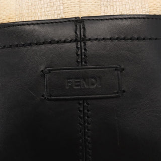 Fendi Pequin 2Bag Canvas and Leather