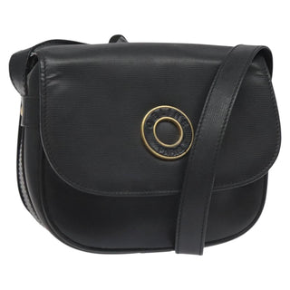 Celine Vintage Circle Logo Crossbody Bag Leather