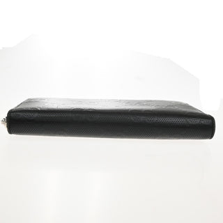 Gucci Signature Zip Around Wallet Guccissima Leather