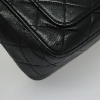 Chanel Vintage CC Pushlock Flap Bag Quilted Lambskin