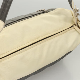 Chanel Biarritz Hobo Quilted Coated Canvas